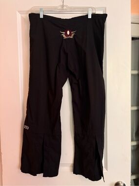 Rare discontinued be present Women's Elegant Black Wide Leg Trousers